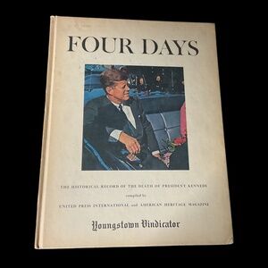 Vtg 1964 Four Days Book the Historical Record of the Death of President Kennedy
